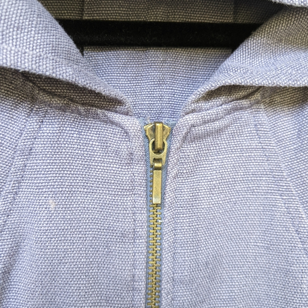 Coldwater Creek Purple Hooded Jacket - Picture 3 of 7